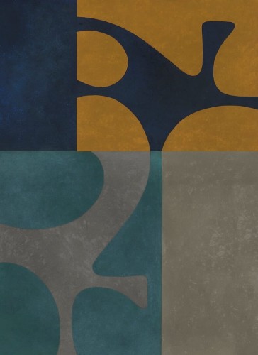 Fototapeta abstrakcyjna geometryczna Wall&Deco WDSW2302 A sign in the water Contemporary 2023