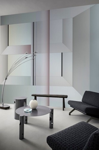 Fototapeta geometryczna 3D Wall&Deco WDWR2301 The waiting room Contemporary 2023