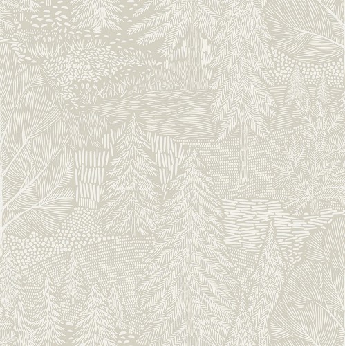 Tapeta skandynawski las Boras Tapeter Northern Forest 4703 Woodland