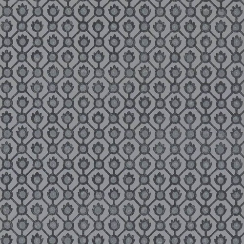Tapeta geometryczna Designers Guild PDG1150/05 Jaal Porcelaine De Chine
