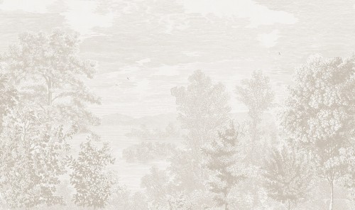 Mural krajobraz skandynawskiego lasu Boras Tapeter Studio Etched Landscape 9476W