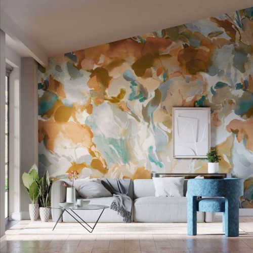 Mural abstrakcyjny las Harlequin 113001 Foresta Colour 4