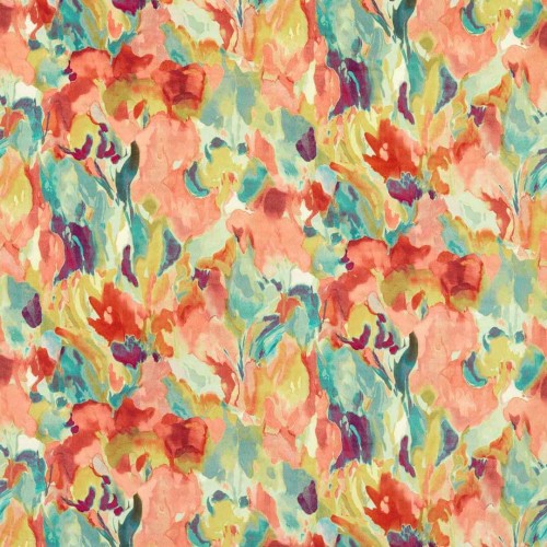 Tkanina welurowa z abstrakcyjnym wzorem Harlequin 121152 Foresta Velvet Colour 4
