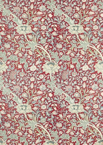Tkanina z florystycznym wzorem Morris & Co. 227024 Trent Emery Walker's England