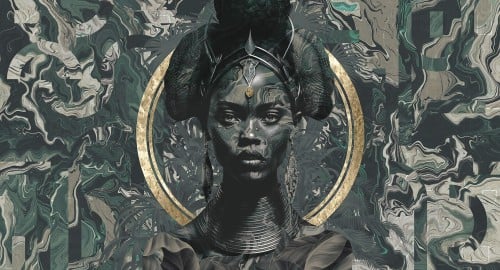 Fototapeta królowa Afryki Muance MU14003 Nefertari Dusk