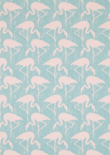 Tapeta flamingi Sanderson 214569 Flamingoes One Sixty
