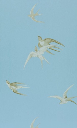 Tapeta jaskółki Sanderson DVIWSW103 Swallows One Sixty
