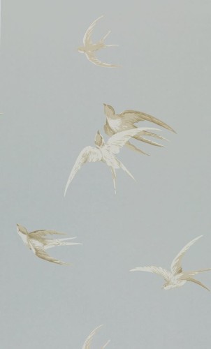 Tapeta jaskółki Sanderson DVIWSW104 Swallows One Sixty
