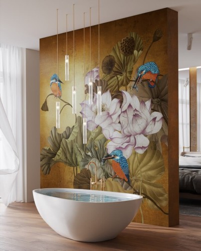 Fototapeta nowoczesna botaniczna Wonderwall Allia 35079308