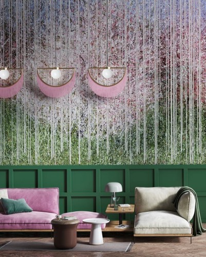 Fototapeta drzewa kwitnąca wiśnia Wonderwall Bloom 35052305