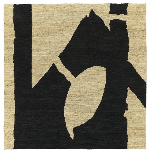 Dywan z juty ARCADES Noir Blanc Toulemonde Bochart