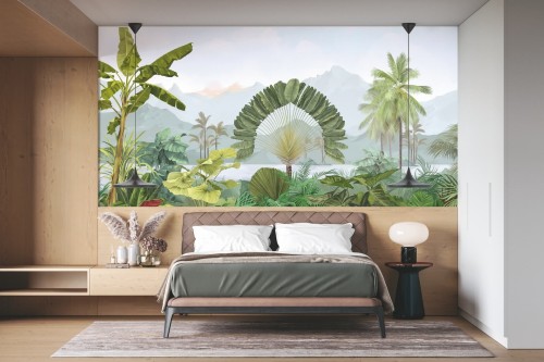 Mural dżungla PaperMint AMAZONIA Naturel R001 Les Essentiels