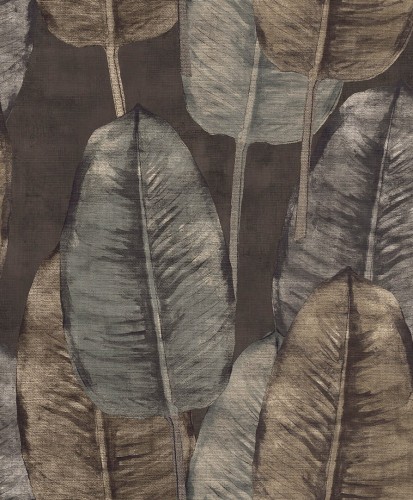 Tapeta duże liście tropikalne Decoprint TA25084 Rubbertree Thaiti