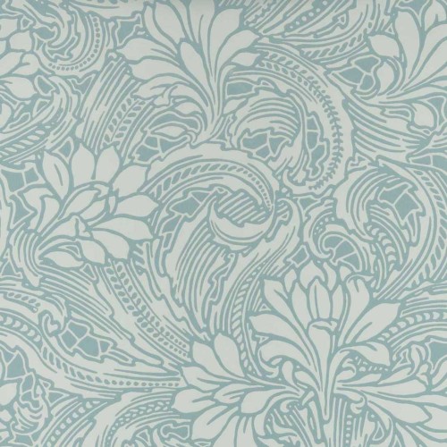 Tapeta roślinna 1838 Wallcoverings 2311-173-03 Eden Soft Teal V&A Decorative Papers