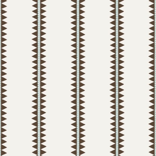 Tapeta pasy i trójkąty Thibaut T13246 Reno Stripe Mesa