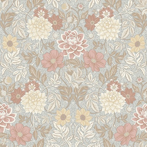 Tapeta Kwiaty Vintage Boras 7692 Dahlia Garden Falsterbo III