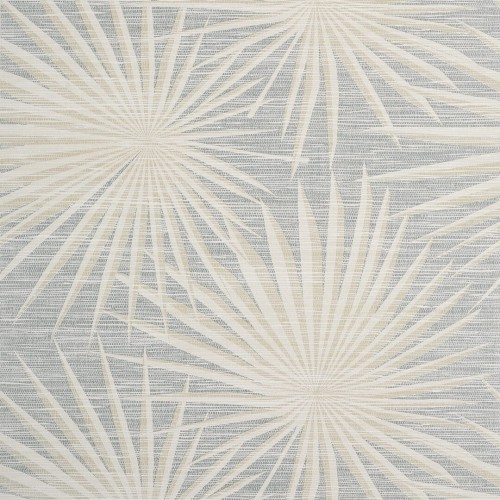 Tapeta liście palmy beżowo-srebrna Thibaut T10146 Palm Frond Tropics