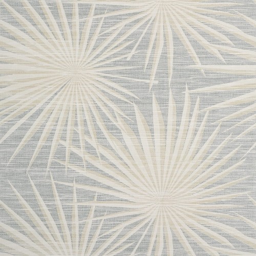 Tapeta liście palmy beżowo-srebrna Thibaut T10146 Palm Frond Tropics