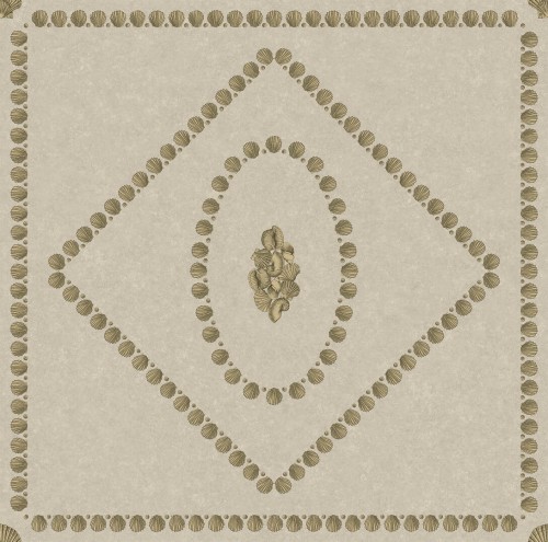 Tapeta geometryczna muszle Cole & Son Conchiglie 123/5025 Fornasetti Senza Tempo II