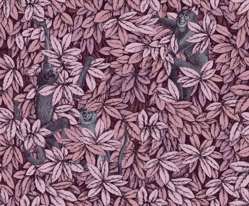 Tapeta liście i małpy Cole & Son Foglie e Scimmie 123/10048 Fornasetti Senza Tempo II