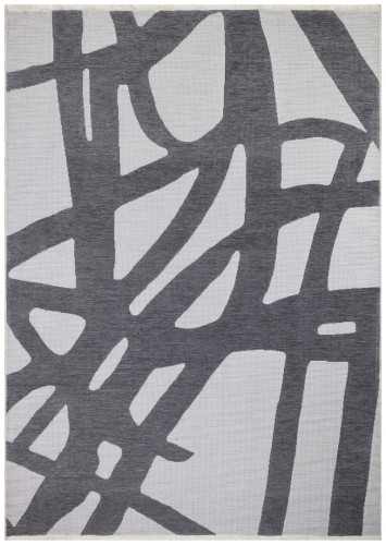 Dywan dwustronny abstrakcyjny Boucle 4122 Abstract Grey