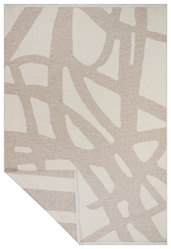 Dywan dwustronny abstrakcyjny Boucle 4123 Abstract Cream