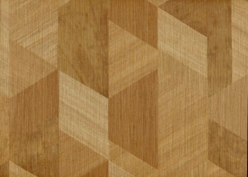 Tapeta obiektowa jak drewniane panele heksagony Arte Cedar 67522 Contract
