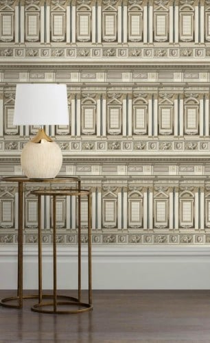 Mural elementy architektoniczne z Watykanu Mind the Gap VATICANO WP20223 Premium Designer Wallpaper Collection