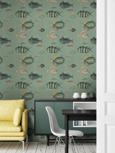 Mural ryby Mind the Gap POISSONS WP20181 Premium Designer Wallpaper Collection