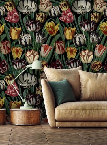 Mural tulipany Mind the Gap TULIPA WP20178 Premium Designer Wallpaper Collection