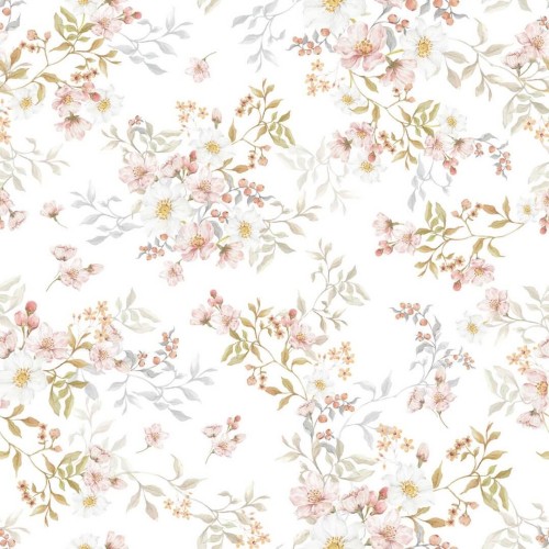 Tapeta drobne kwiatki  Pastels In Bloom Dekornik DEKO.TAP.125
