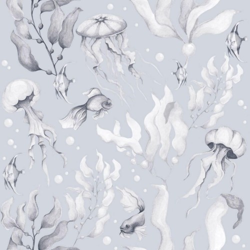 Tapeta magia oceanu creamy blue big Dekornik DEKO.TAP.137