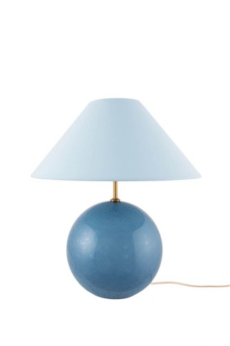 Lampa stołowa klasyczna 624609 Iris 35 Dove Blue Globen