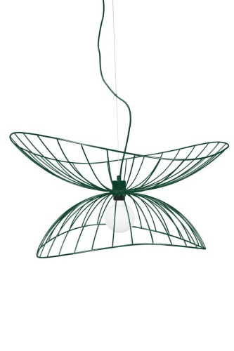 Lampa wisząca minimalistyczna 258003 Ray 70 Green Globen