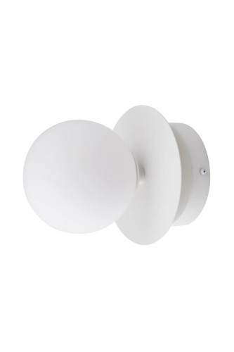 Kinkiet/Lampa sufitowa do łazienki 694118 Art Deco White Globen IP44