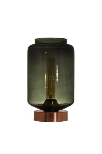 Lampa stołowa Famlight Leyte Grey Copper