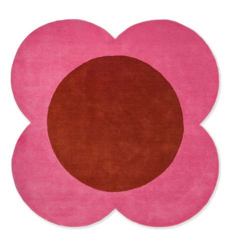 Dywan kwiatek różowy Flower Spot PINK/RED 158400 Orla Kiely 