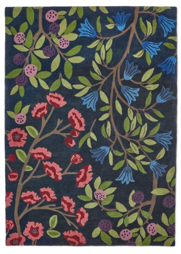 Dywan roślinny FORAGING INDIGO 146618 Sanderson