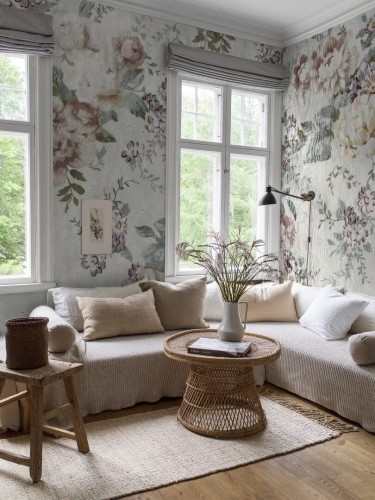 Mural kwiaty vintage Boras Tapeter Studio Blossom ll 9472W