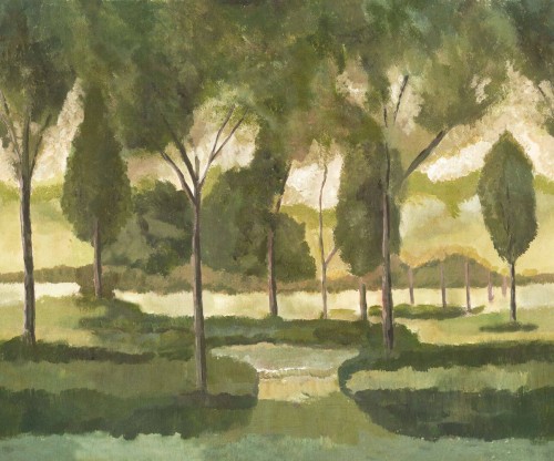 Mural krajobraz drzew Casadeco RIVI 89587507 S A L'oree Du Bois Riverside 4