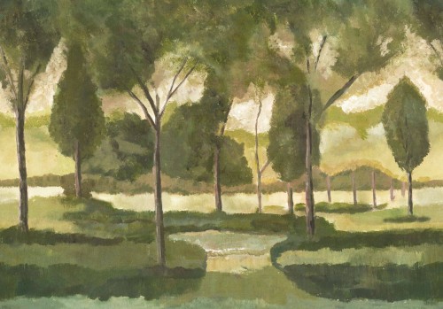 Mural krajobraz drzew Casadeco RIVI 89587511 M A L'oree Du Bois Riverside 4