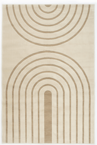 1szt / 24H 160x230 cm Dywan zewnętrzny SERRA beżowy Carpet Decor Outdoor/Indoor 