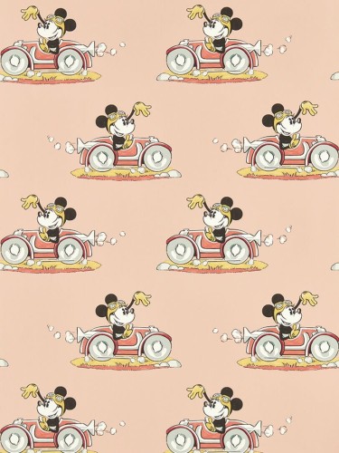 Tapeta Disney Myszka Minnie w samochodzie Sanderson 217268 Minnie On The Move