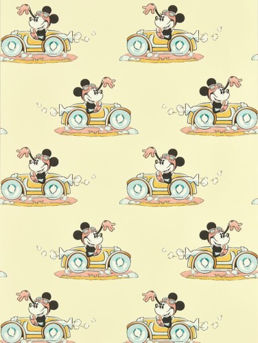 Tapeta Disney Myszka Minnie w samochodzie Sanderson 217269 Minnie On The Move