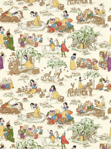 Tapeta Disney Królewna Śnieżka i siedmiu krasnoludków Sanderson 217275 Snow White