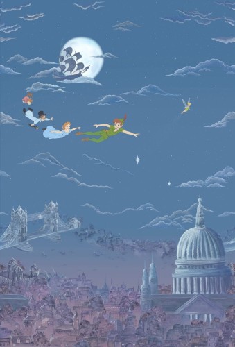 Mural Disney Piotruś Pan Sanderson 217293 Peter Pan