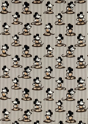 Tkanina Disney Myszka Miki i paski Sanderson 227151 Mickey Stripe
