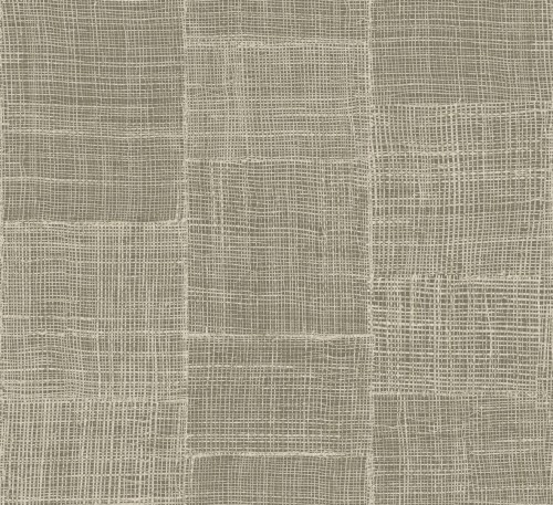 Tapeta geometryczna imitująca włókna rafii Arte Rabane 18921 Totem Essentials