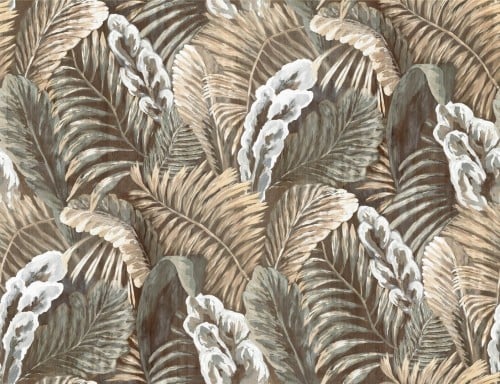 Tapeta tekstylna w tropikalne liście Arte Verdure 26762 Les Naturels Essentials