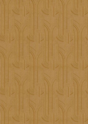 Tapeta metaliczne linie Casamance 76282140 Porte Doree Faubourg des Lumieres - 106 cm szer.